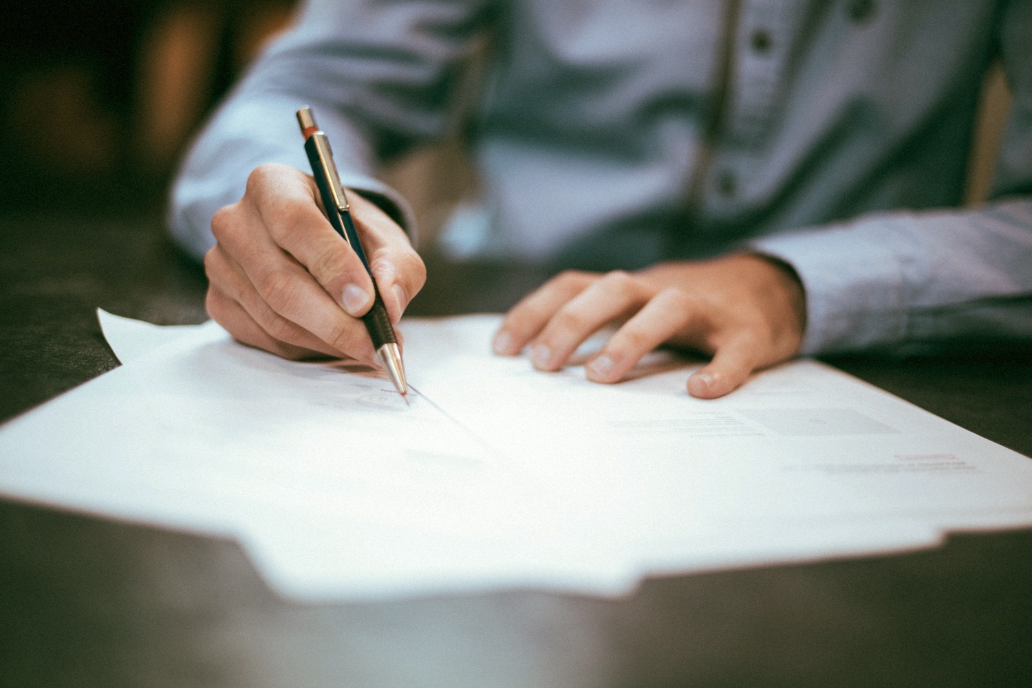 man reviewing his uninsured motorist coverage in Oregon